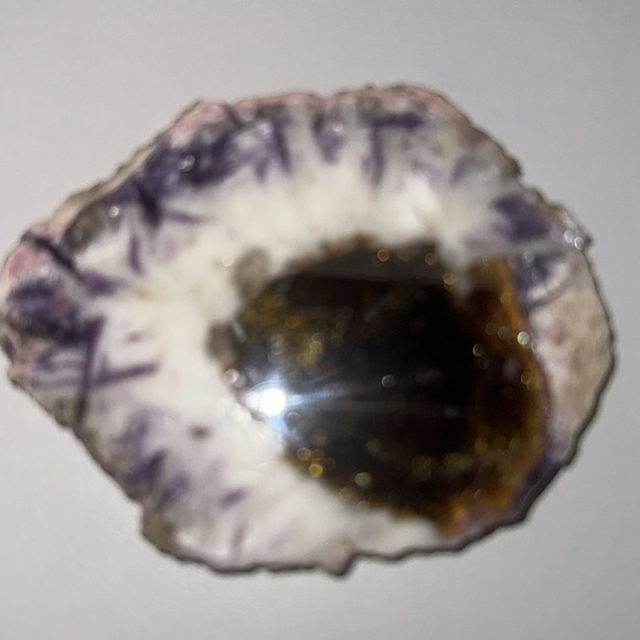 Large Golden Tourmaline Slice with Lepidolite, Feldspar and Quartz. - Picture 4 of 9